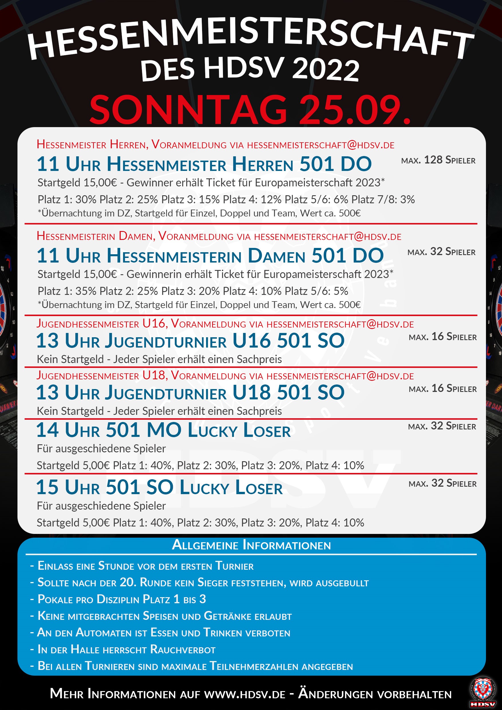 Ausschreibung Sonntag Hessenmeisterschaft 2022 save the date